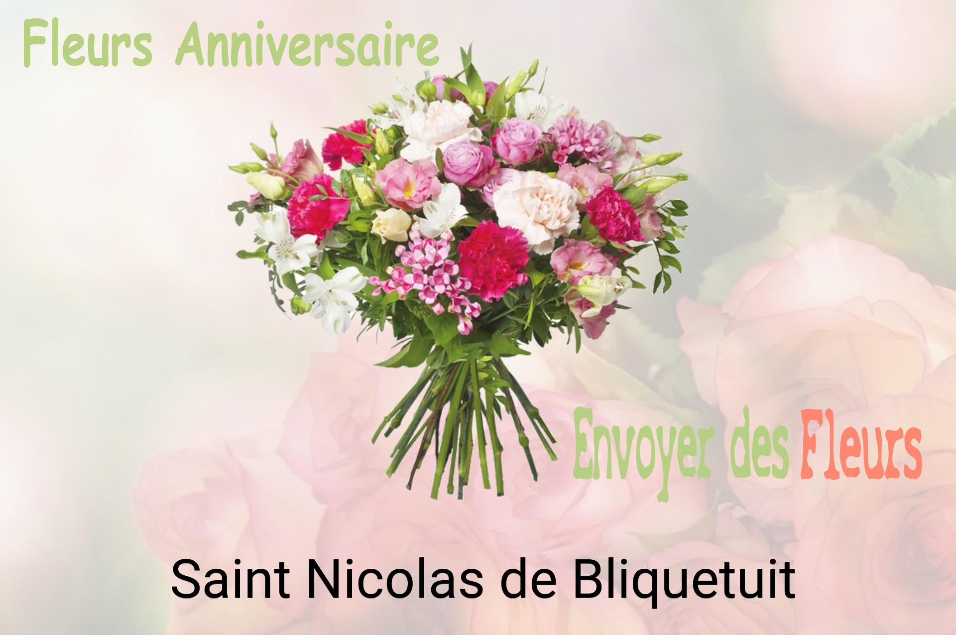 Bouquet de fleurs d’anniversaire livré à Saint-Nicolas-de-Bliquetuit