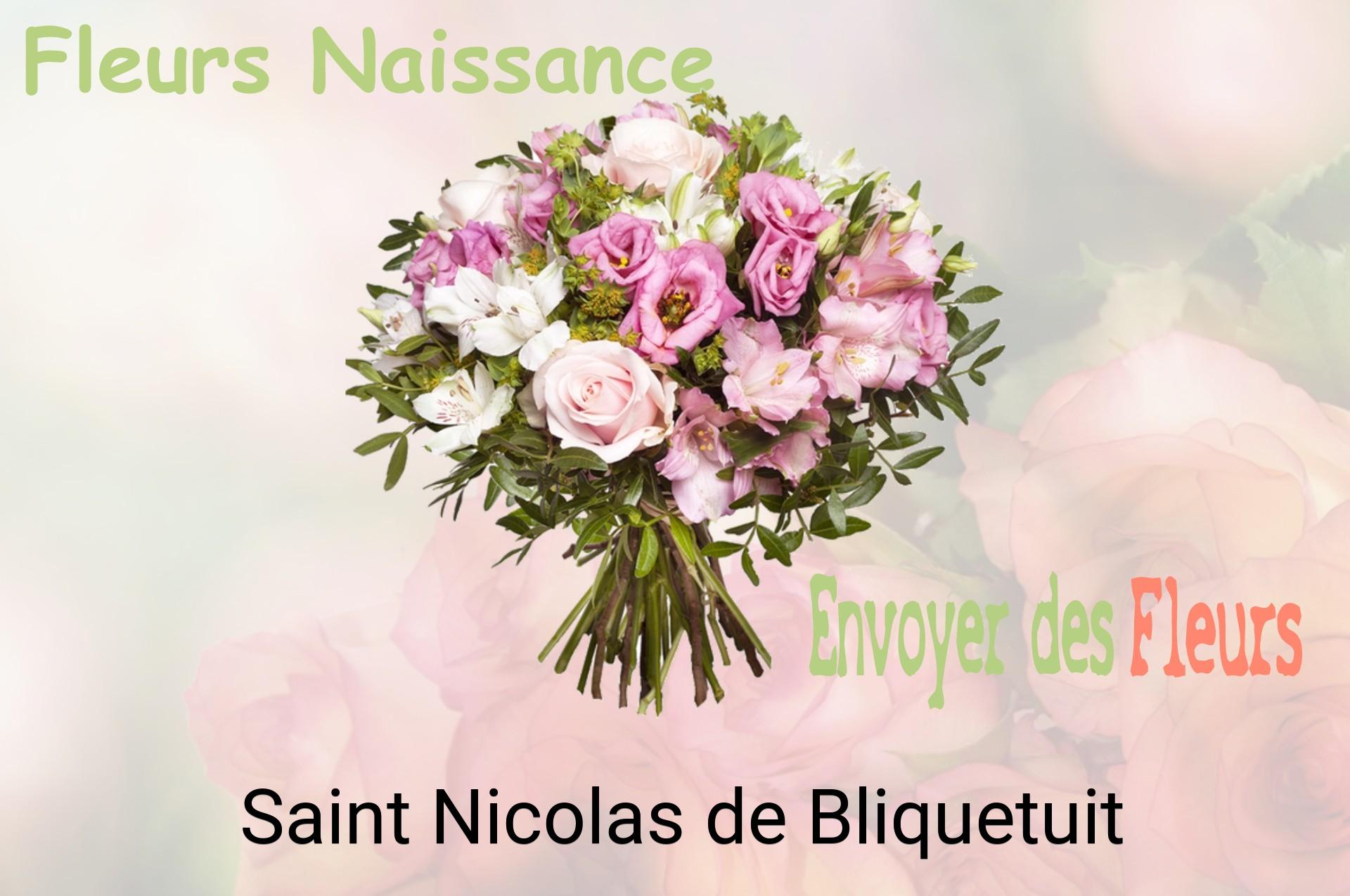 Bouquet de fleurs de naissance livré à Saint-Nicolas-de-Bliquetuit