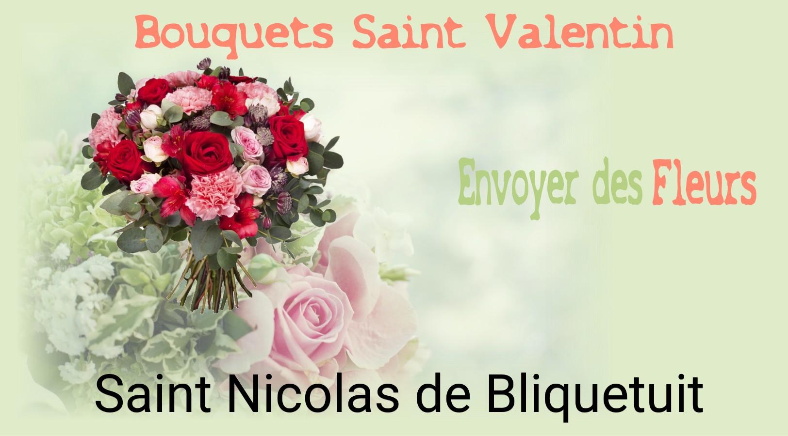 Roses de Saint-Valentin livrées à Saint-Nicolas-de-Bliquetuit